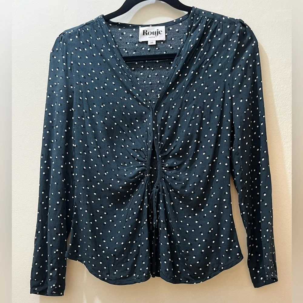 Rouje Yasmine Top, FR Size 34 (US 2) - Picture 2 of 16